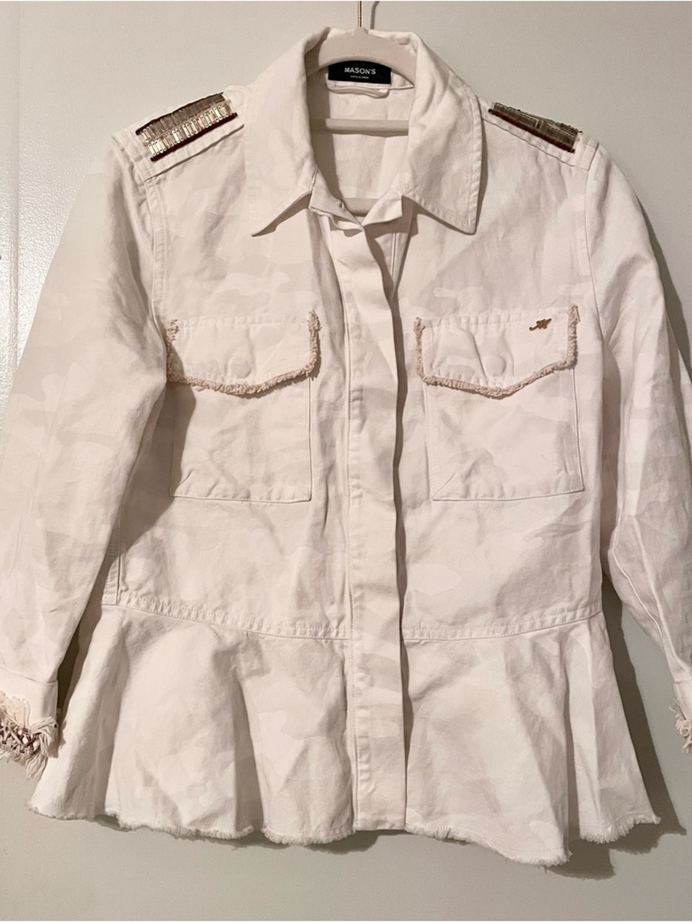 Mason’s Forte Dei Marmi Button-Down Shirt with Embellishing